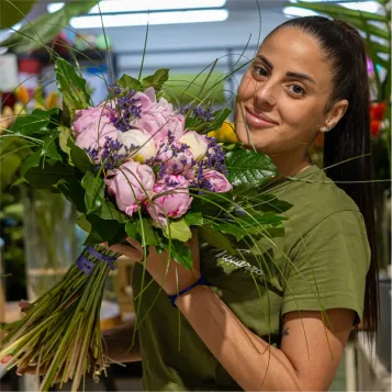 Comprar Bouquet peonia en Barcelona | Flores de Primavera