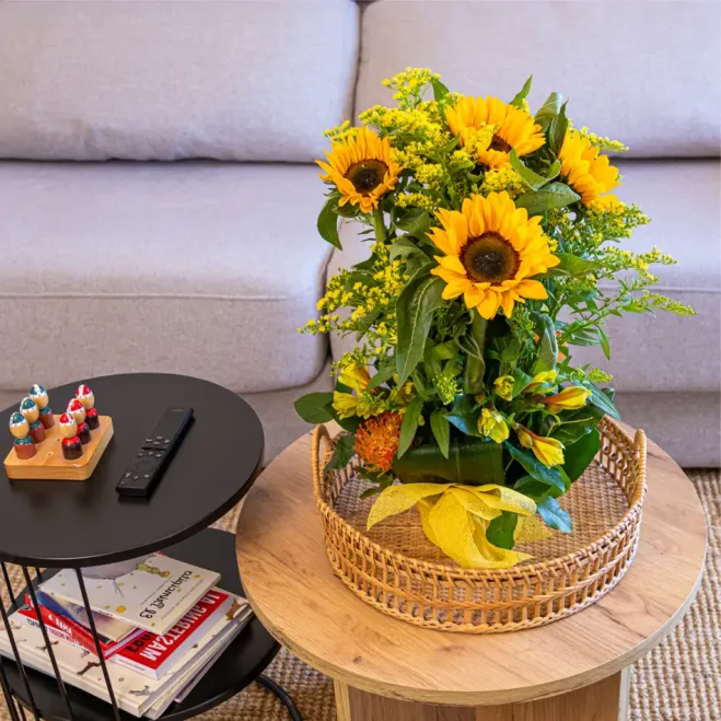 Comprar Vertical de girasols a Barcelona | Flors de Primavera