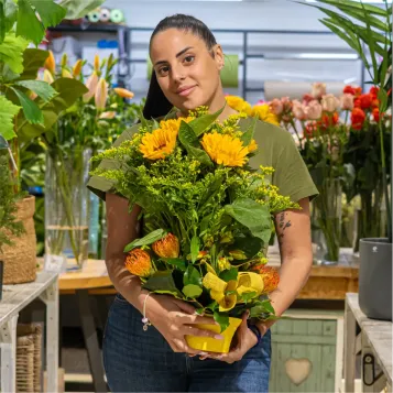 Comprar Vertical de girasols a Barcelona | Flors de Primavera
