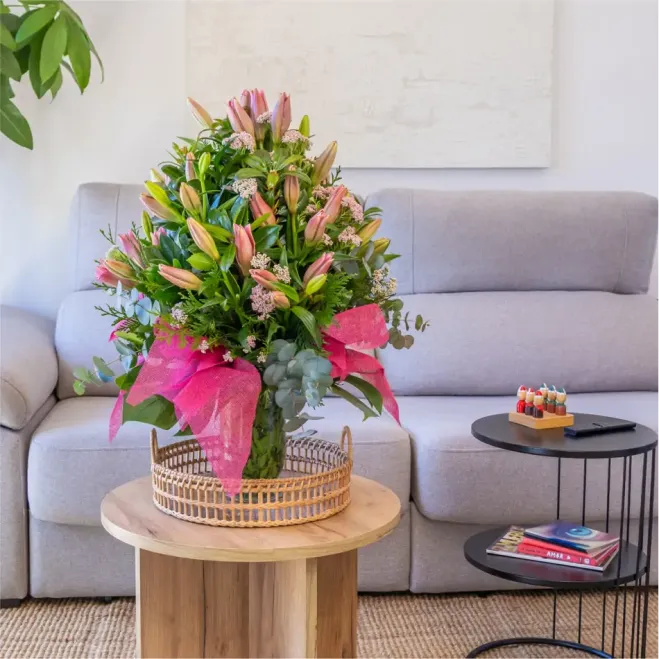 Comprar Gerro de lilium Llum Serena a Barcelona | FLORS DIA DE LA MARE