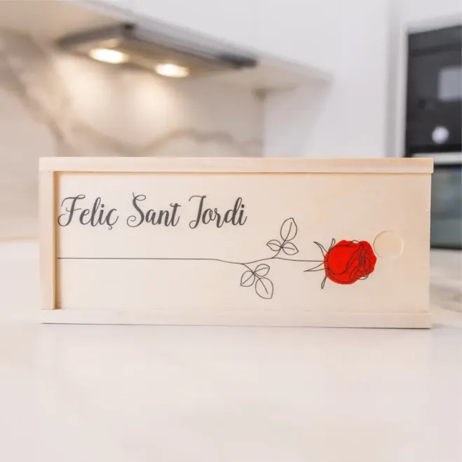 Comprar Caixa de Xocolatines “T'estimo princesa” a Barcelona | ROSES SANT JORDI