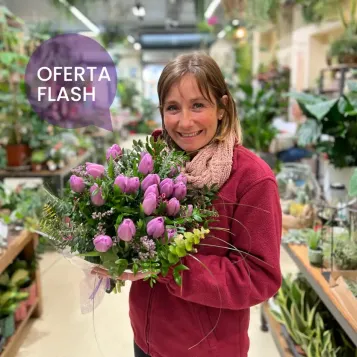 Comprar Ram 21 tulipans a Barcelona | Rams de flors