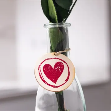 Comprar Ampolla de vidre amb rosa eterna – Regal Romàntic per a Sant Jordi a Barcelona | FLORS SANT JORDI