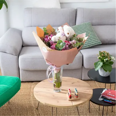 Comprar Ram de flor variada amb peluix a Barcelona | Rams de flors 2