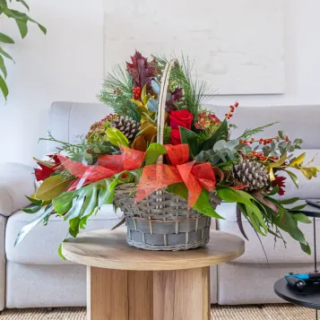 Comprar Cistella nadalenca clàssica a Barcelona | Rams i centres de Nadal