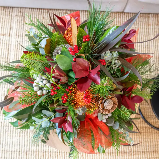 Comprar Centre nadalenc essència hivernal a Barcelona | Rams i centres de Nadal