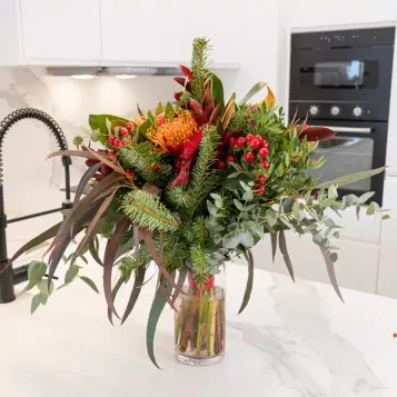 Comprar Bouquet nadalenc leuco a Barcelona | Rams i centres de Nadal