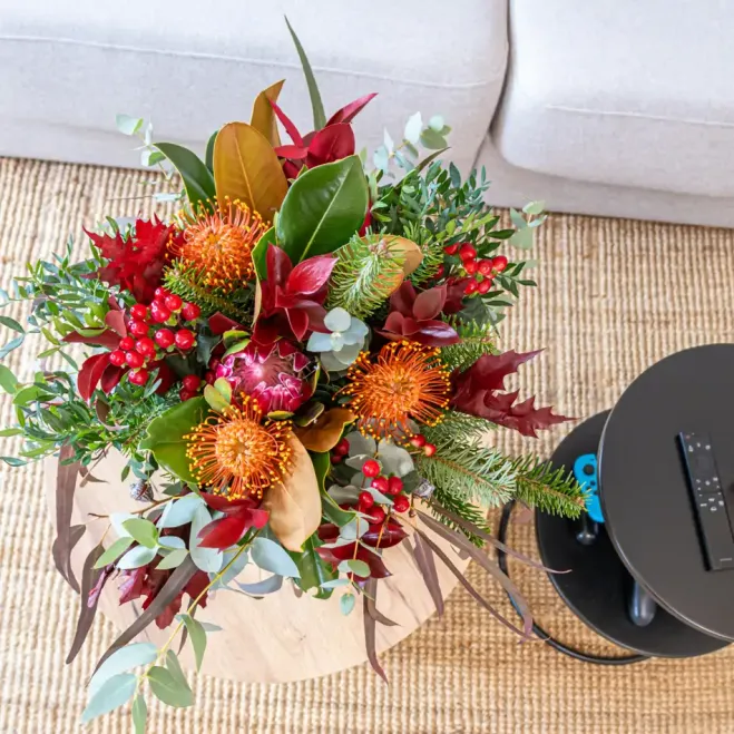 Comprar Bouquet nadalenc leuco a Barcelona | Rams i centres de Nadal