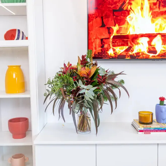 Comprar Bouquet nadalenc leuco a Barcelona | Rams i centres de Nadal