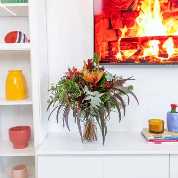 Comprar Bouquet nadalenc leuco a Barcelona | Rams i centres de Nadal