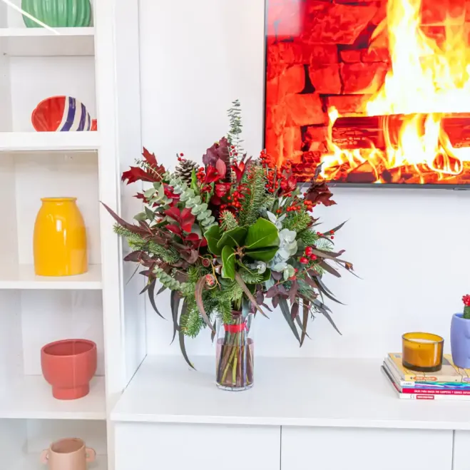 Comprar Ramo Navideño Bosque Encantado en Barcelona | Ramos y centros de flores de Navidad