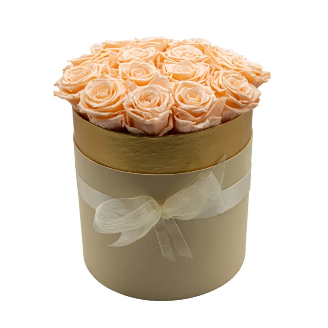 Comprar Caja de Rosas Preservadas en Barcelona | Flores Artificiales o Liofilizadas