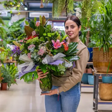 Comprar Jarrón de Flor variada Soft en Barcelona | Flores 2