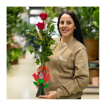 Comprar Figura de la Rosa con Sant Jordi en Barcelona | Rosas Sant Jordi