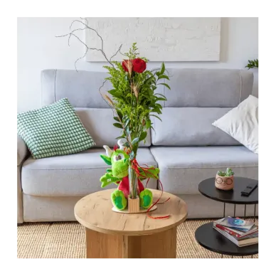 Compra Drac amb Roses a Barcelona | Roses Sant Jordi