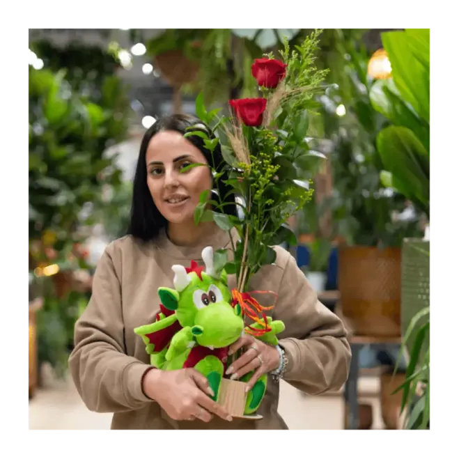 Compra Drac amb Roses a Barcelona | Roses Sant Jordi