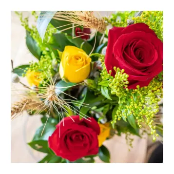 Comprar Cono de Mimbre con 12 Rosas en Barcelona | Rosas Sant Jordi