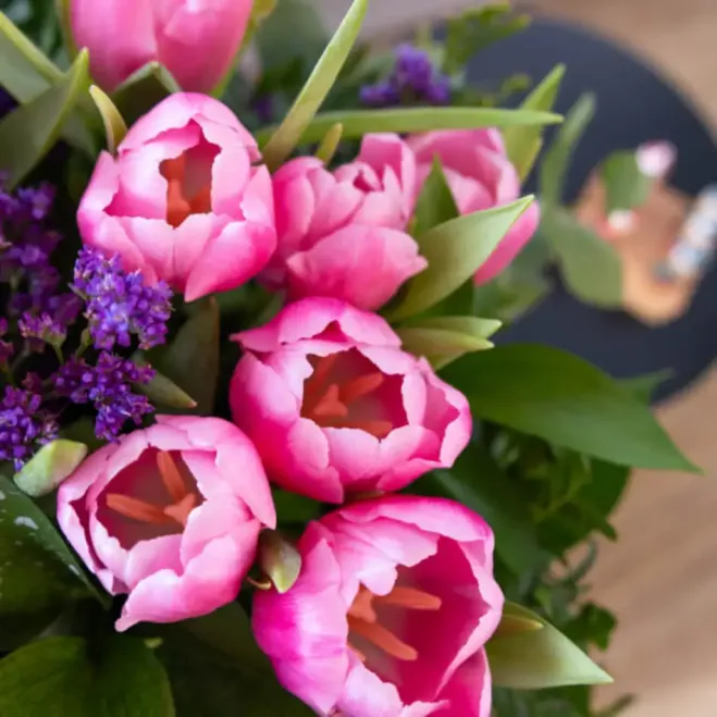 Compra Ram de Tulipans tons Rosat Lilosos a Barcelona | Rams de Flors