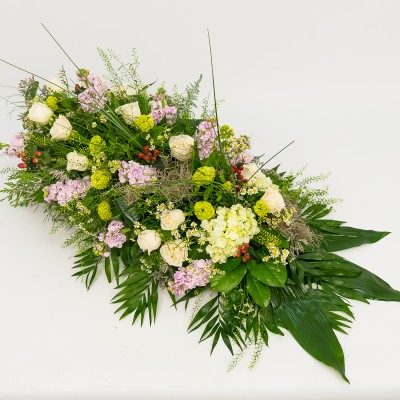 Romantic  funeral bouquet