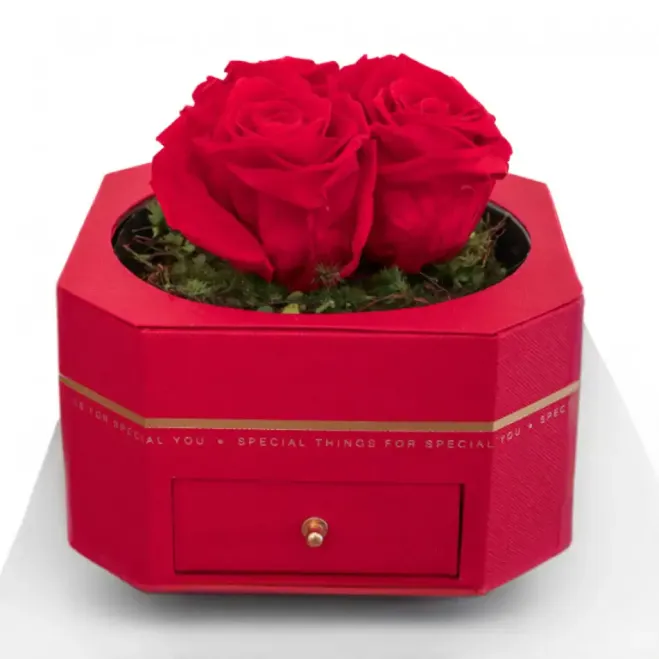 Compra Caixa d'Amor Etern amb Dolç a Barcelona | Flors de Sant Valentí