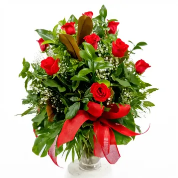 Comprar Jarrón Piramidal Rosas en Barcelona | Rosas Sant Jordi