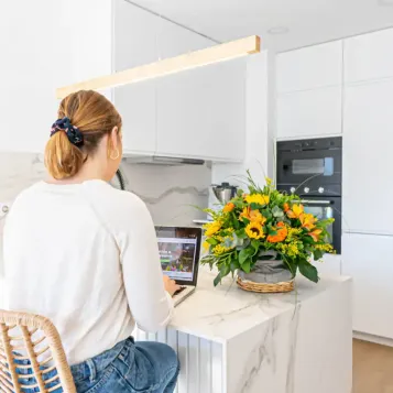 Compra Cistella de Gira-sols a Barcelona | Flors