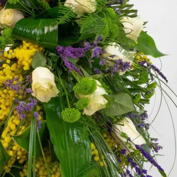 Corona de mimosa | Entrega urgente