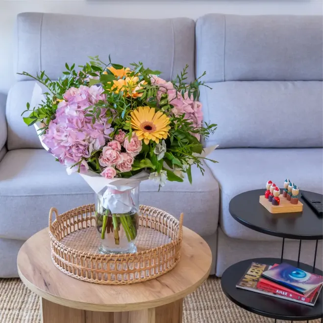 Compra Ram d'Hortènsies Brisa Delicada a Barcelona | Rams de Flors