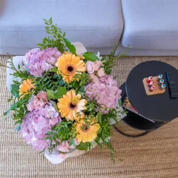 Compra Ram d'Hortènsies Brisa Delicada a Barcelona | Rams de Flors