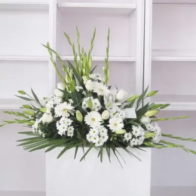 Comprar Cojín de Flor Variada en Barcelona | Flores para Difuntos