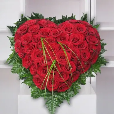 Compra Cor de Roses a Barcelona | Flors per a Difunts