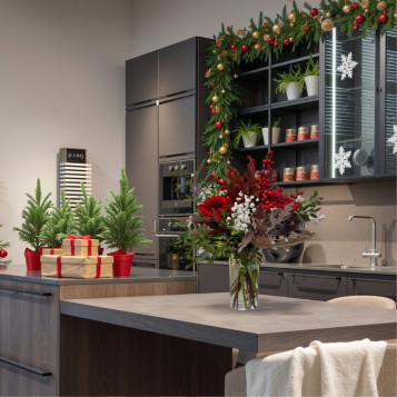 Minigerro de flor nadalenca | Arranjament natural i festiu