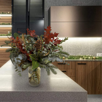 Ramo de verdes navideños | Natural, elegante y de invierno