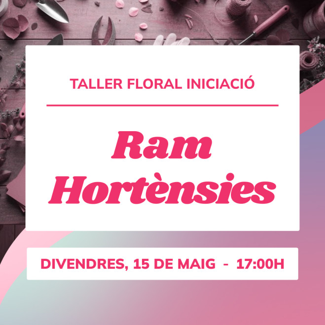 Taller de ramo de hortensias | Diseña tu composición floral