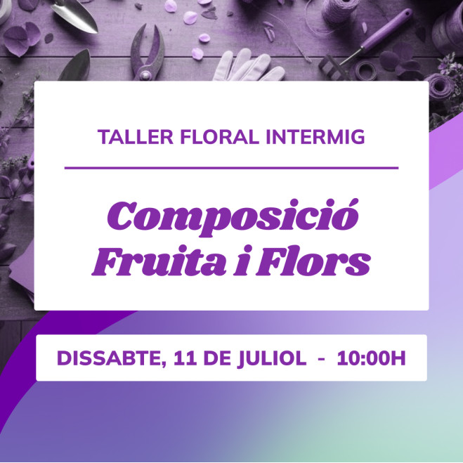 Taller avançat de fruita i flor | Composició vertical amb tècnica floral