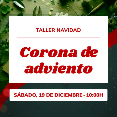 Taller corona de Adviento | Crea tu centro navideño con velas