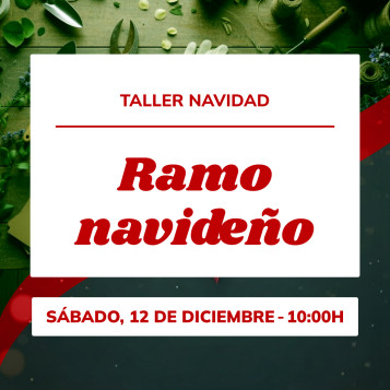 Taller ramo navideño | Crea tu bouquet con flores y verdes de Navidad