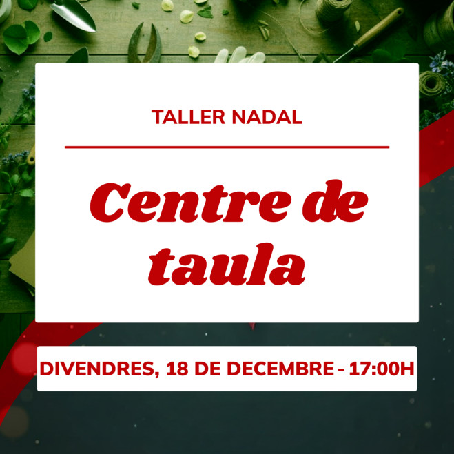 Taller centro de mesa navideño | Crea tu decoración floral para las fiestas