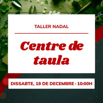 Taller centro de mesa navideño | Crea tu decoración floral para las fiestas