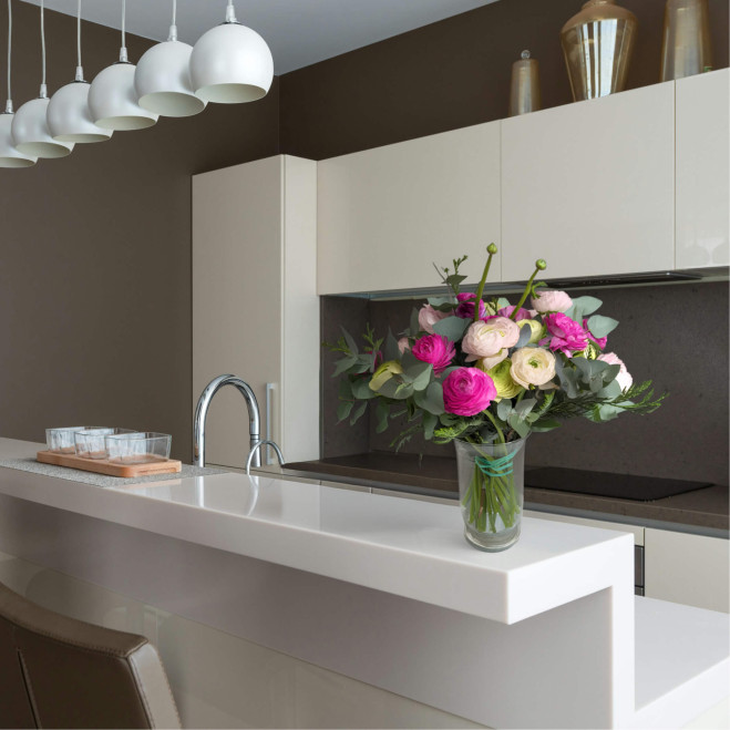 Ram de ranúnculs rosats – Delicadesa i romanticisme floral