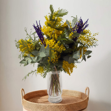 Ramo de mimosa y lavanda – Color, aroma y frescura natural