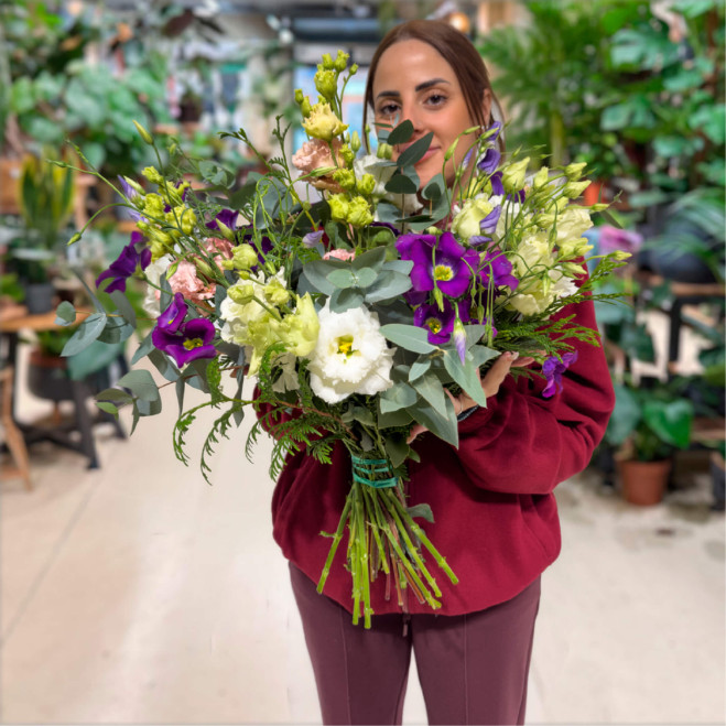 Ram de lisianthus – Delicadesa floral per a regalar o decorar