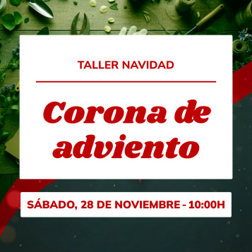 Taller corona de Adviento | Crea tu centro navideño con velas