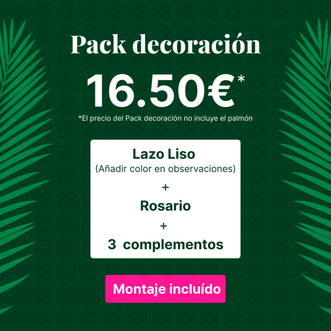 Pack decoración palmón