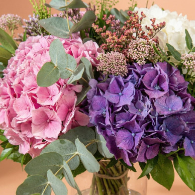 Ram d'Hortènsies Premium | Bouquet Elegant a Tons Pastel | Flors Navarro Barcelona 2