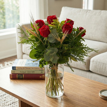 Ramo de 10 rosas rojas | Bouquet clásico para Sant Jordi