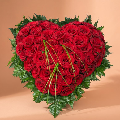 Compra Cor de Roses a Barcelona | Flors per a Difunts 2