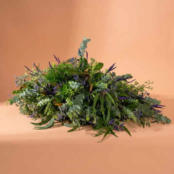 Cojín de verdes y lavanda | Entrega en Tanatorio