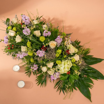 Compra Ram Funerari Aire Romàntic a Barcelona | Flors per a Funeral