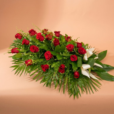 Compra Ram Funerari de Roses Vermelles a Barcelona | Flors per a Difunts
